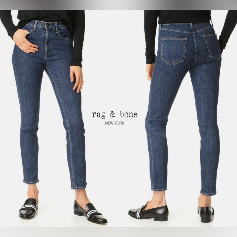 Rag & Bone‎ Cigarette Jeans in Dark Paz 25